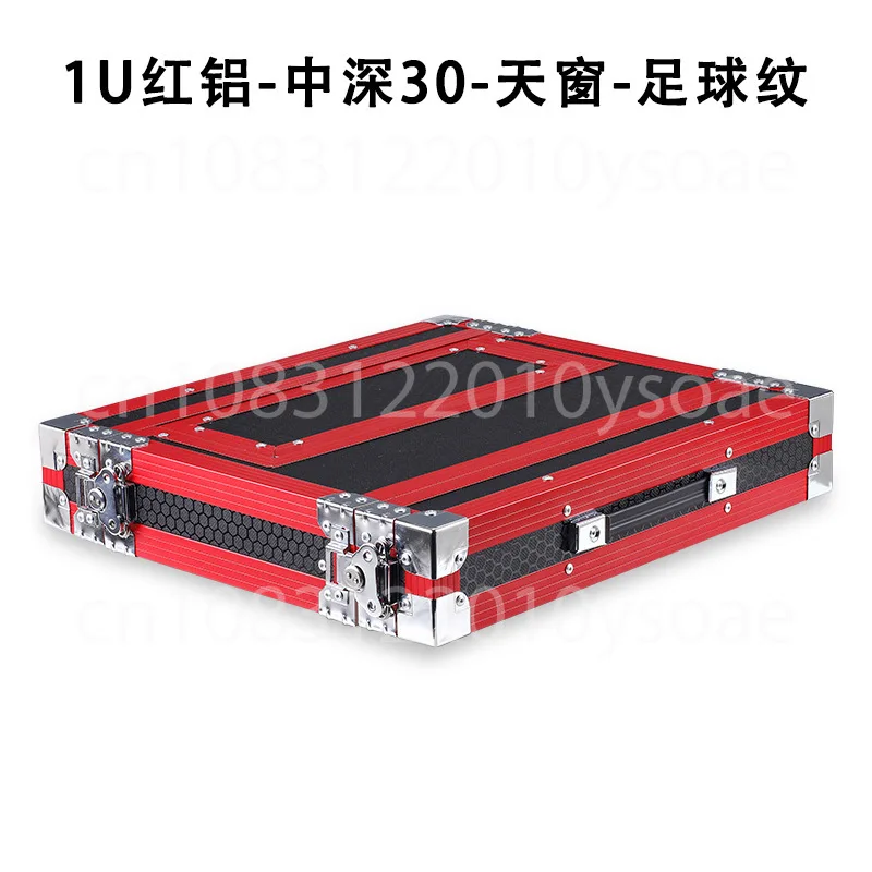 1U Aluminum Alloy  Microphone Receiver Cabinet One To Two Microphone Storage Case Audio Equipment Chassis