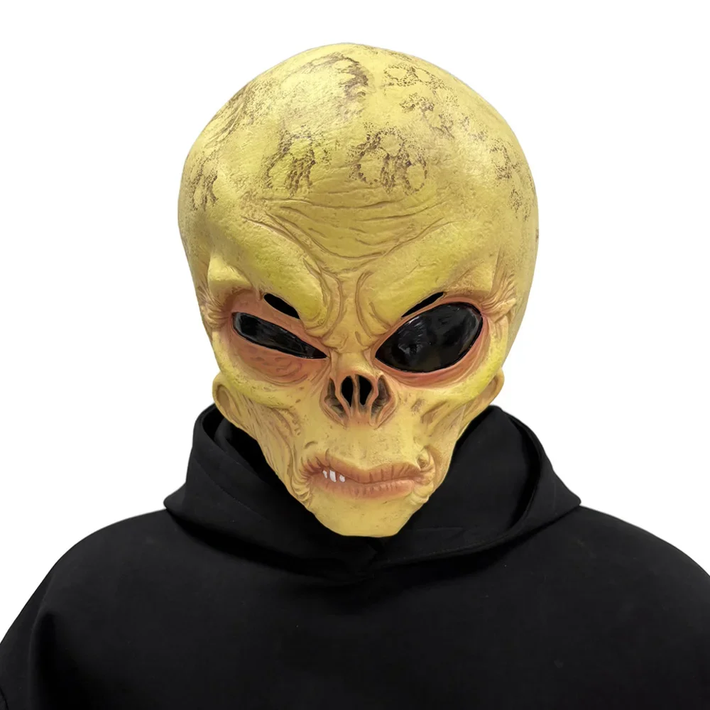 Topeng Tengkorak Alien Lucu un - Latex Alien Mask Realistic ulasan dan harga