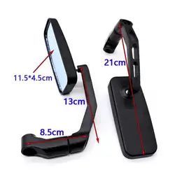 Rear View Mirror for Motorcycle Motorcycle Mirror Universal Aluminum Alloy Motorcycle Rearview for Motorbike for Visibility