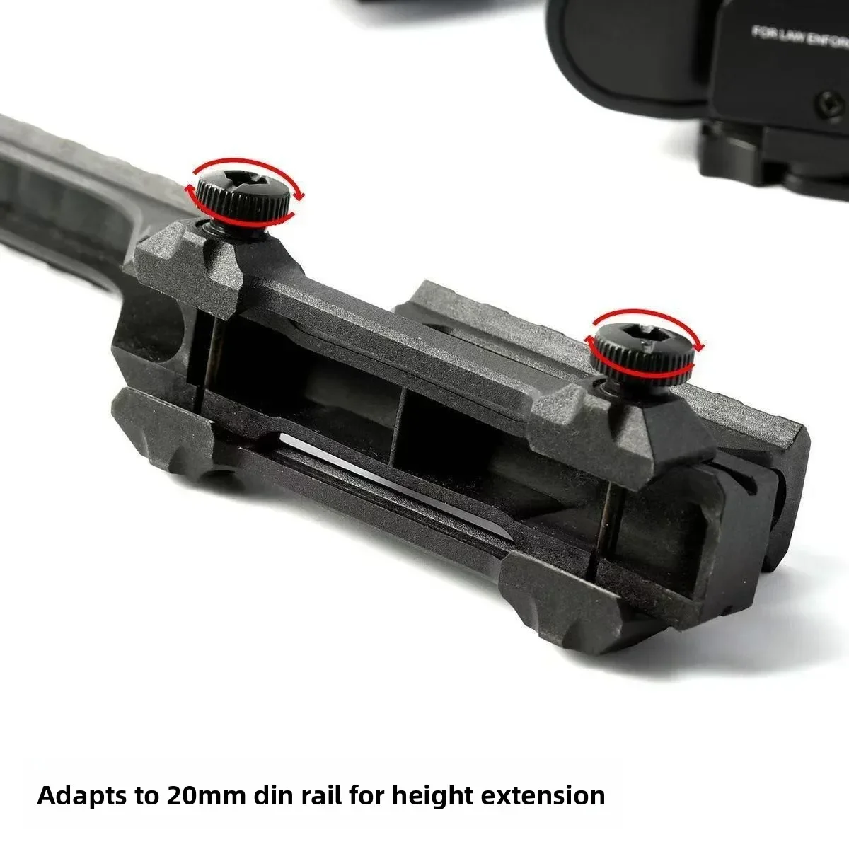 2026 Allwetter-Nylon-Zielfernrohr-Riser-Basis 20mm Dual-Schiene passend für M416 M4A1 Vier-Jahreszeiten-Outdoor-Zubehör – Detail 4