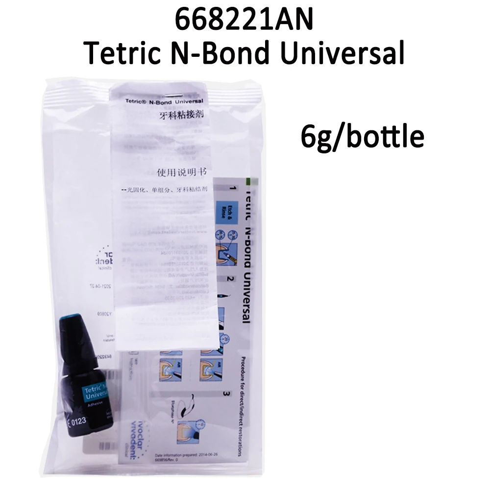 2024 New Tetric N-Bond Universal 6g/Bottle 668221AN Dental Universal Adhesive Self Etch Composite Resin Bond Dentistry Adhesion