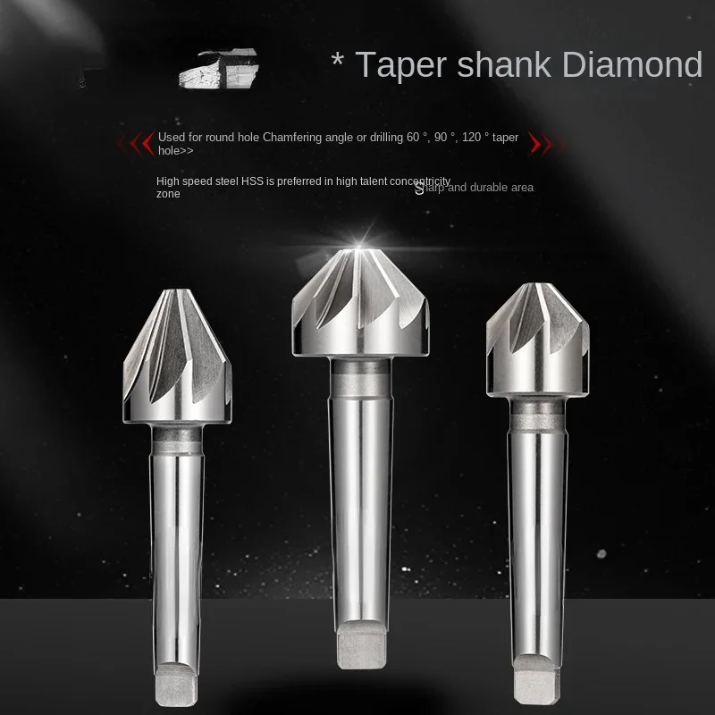 

Cone shank countersink drill/chamfer drill/90 degree chamfer cutter/multi edged conical surface