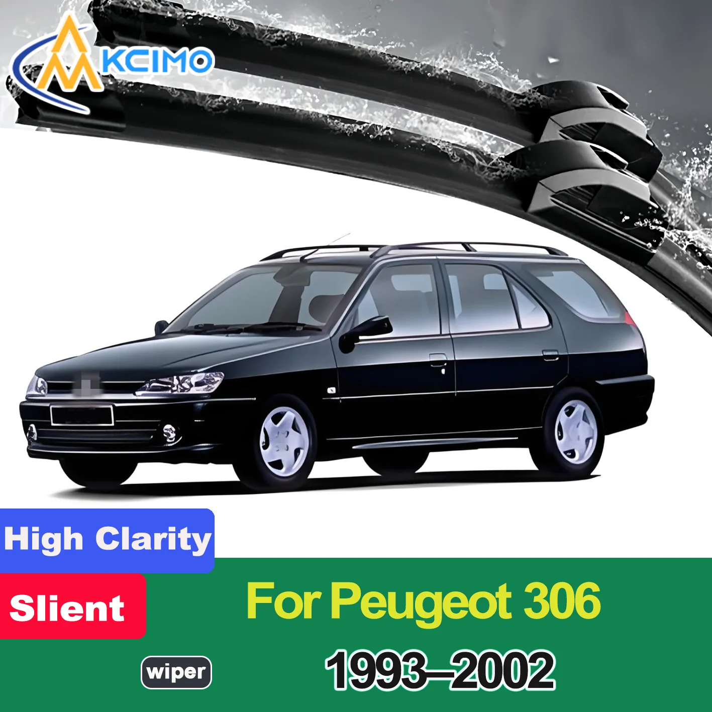 

2PCS New Wiper Blades for Peugeot 306 1993-2002 Front Windshield Auto Wipers Blade Accessories 2002 2001 2000 1999 1998 1997
