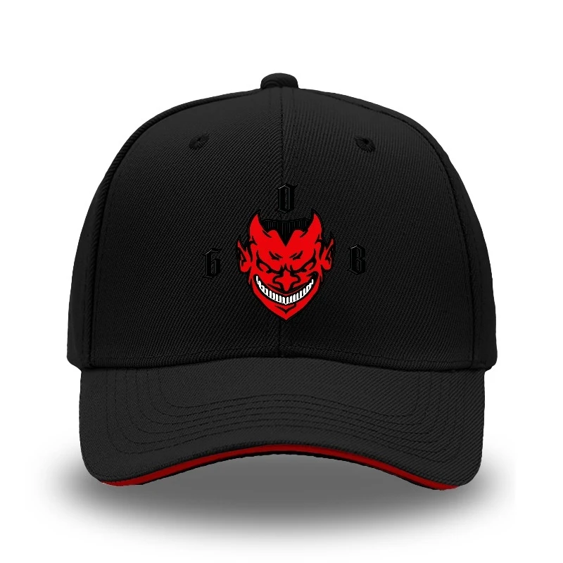 

Unisex Red Grimace Embroidery Baseball Cap, Adjustable Sunscreen Casual Sports Hat, Outdoor Fashion Cap for Spring Autumn Daily