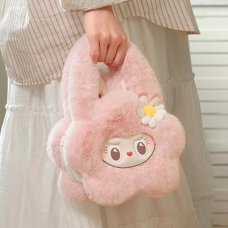 New Pink Flower Bag City Park Mokoko Sweetheart Series Kawaii Handbag For Girls Versatile Daily Bag Christmas/Birthday Gift