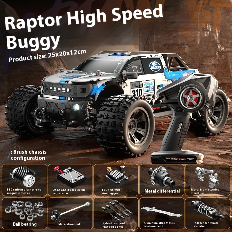 1:18 Full Scale Racing Rc Zdalnie sterowany samochód terenowy Model Hill Zabawka wspinaczkowa Szybkie zabawki dla dzieci i dorosłych Prezent dla