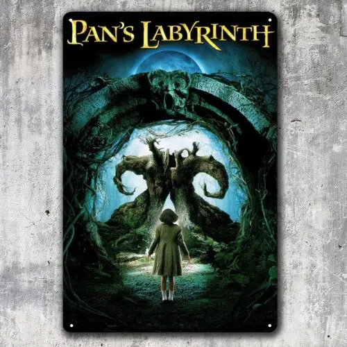 Pan's Labyrinth Movie Metal Poster - Collectable Tin Sign 20x30cm  -Aluminum
