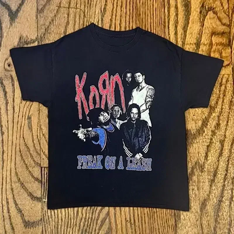 Y2K Korn Freak on a Leash Band T Shirt