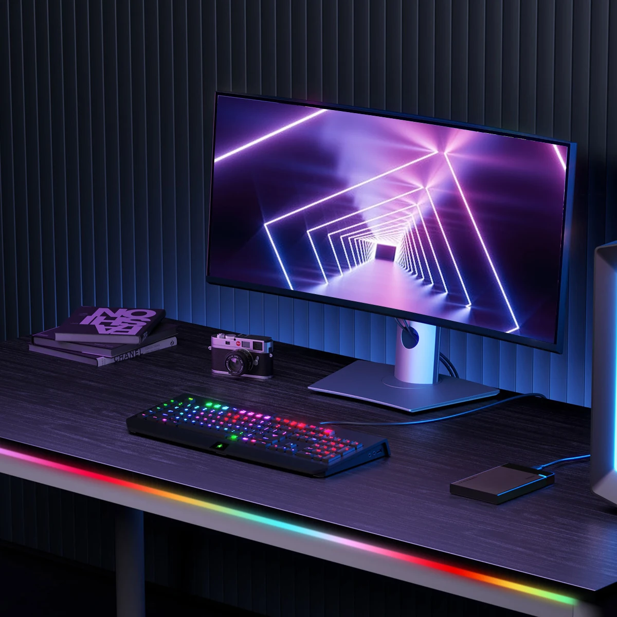 140/150CM Symphony Pannello strumenti per auto Luce d'atmosfera Interni auto LED Luce di striscia nascosta tramite telecomando APP