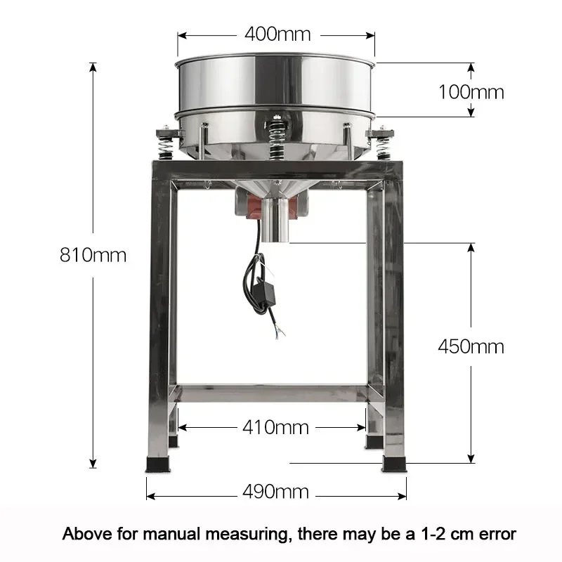 

Wholesale price: 40mm diameter electric vibrating screen, stainless steel feeding screen, grain powder screen cover