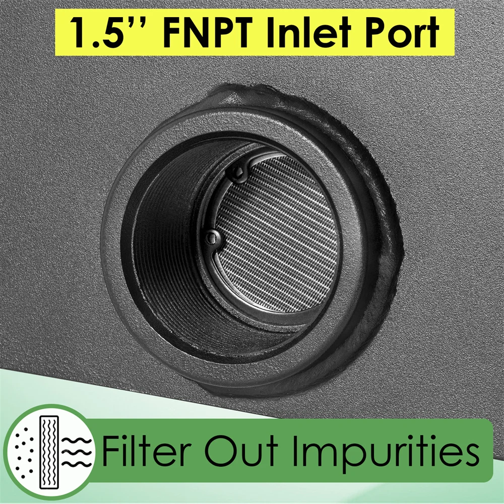 5 Gallonen 14 Gauge Stahl Hydraulik flüssigkeits behälter mit Einlass 1-1/2 "fnpt Port Auslass 1/2" fnpt Port integraler Montage fuß – Detail 6