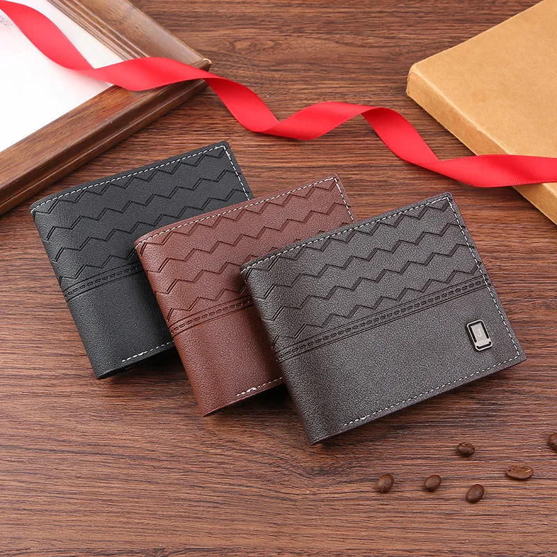 

Men Inserts Foldable Business Wallets Coin Slim Purses Money Credit ID Cards Holders Vintage Protection Capacity Bags 2024 NEW