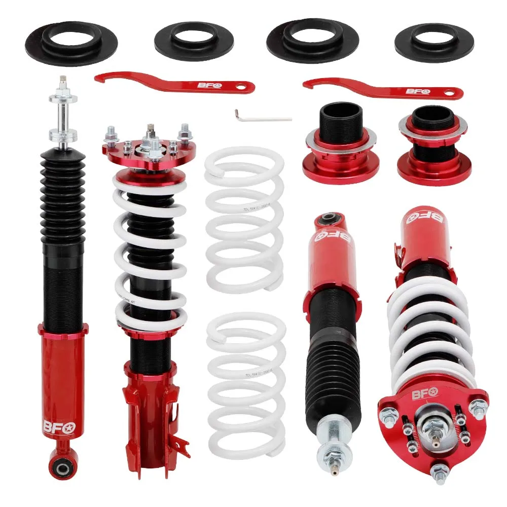 24 Damping Level Coilovers For Honda Civic Acura CSX 4-door sedan 2006-2011Shock Absorber Red Suspenison Shocks Struts Kit