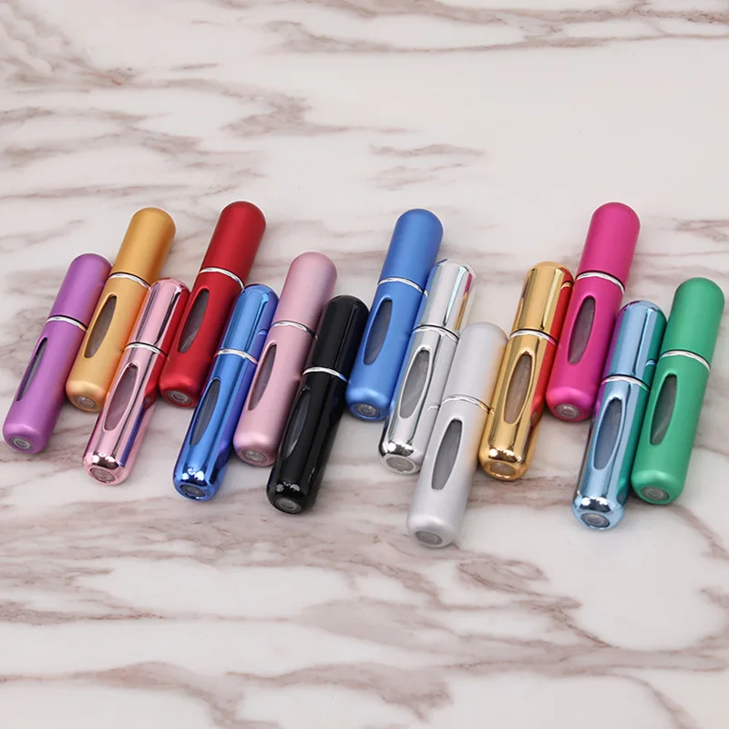 5ml Refillable Portable Travel Mini Atomizer Perfume Bottles For Perfumes Woman Original Rechargeable Perfume Holder