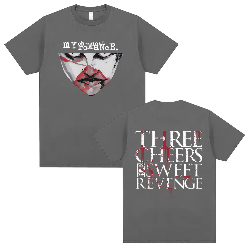 Famous My Chemical Romance Punk Emo Band Graphic T-shirts Gothic Rock Street Tshirt Vintage T