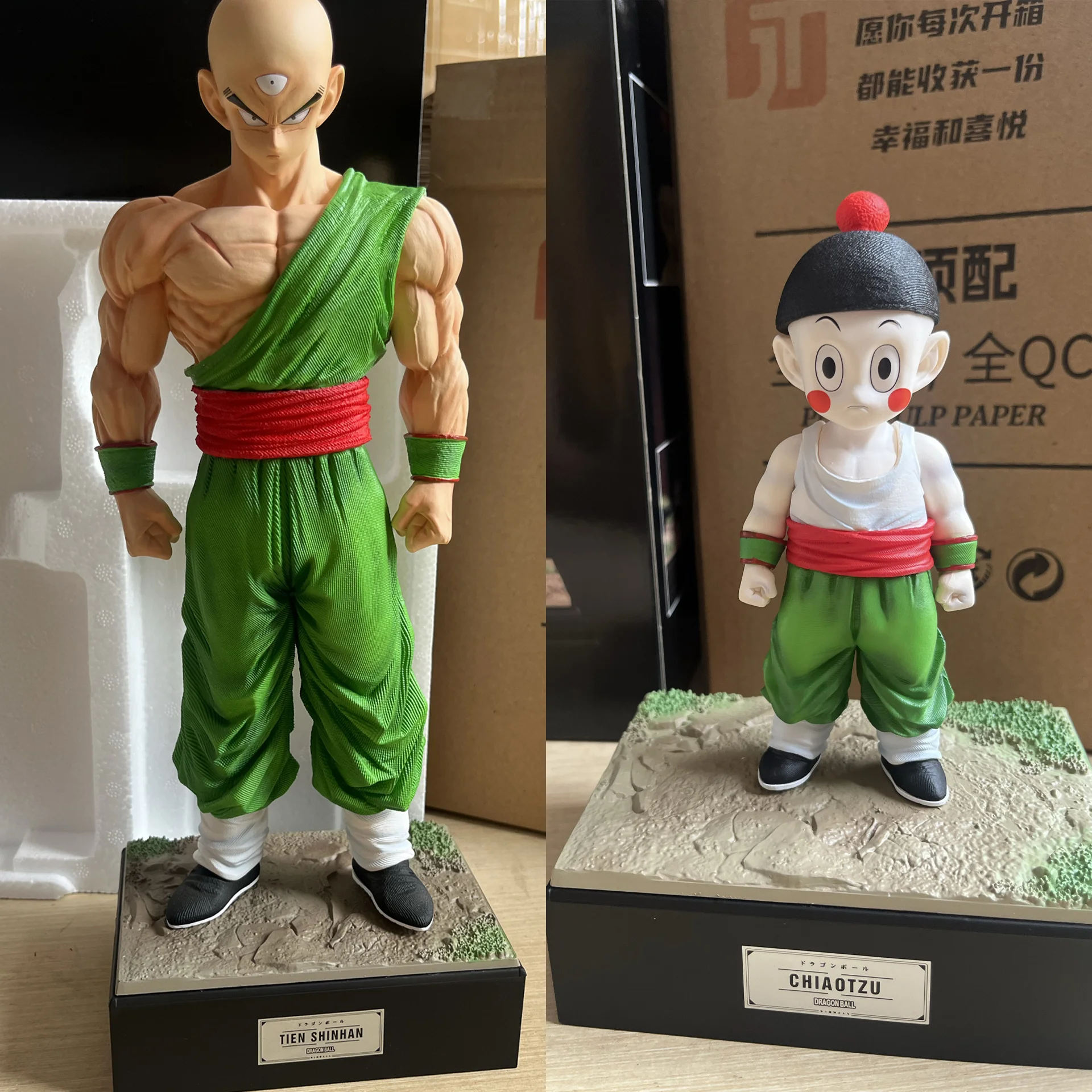 

Dragon Ball Z JT Studio "Eternal Childhood" Tien & Chaozu PVC Statue - Collectible Anime Figure, Detailed Z Warriors Duo Gift