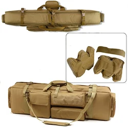 Tactical M249 Shoulder Backpack Heavy Duty Shooting Airsoft Paintball Gun Bag Gun Case Hunting Bag Long Gun Holster