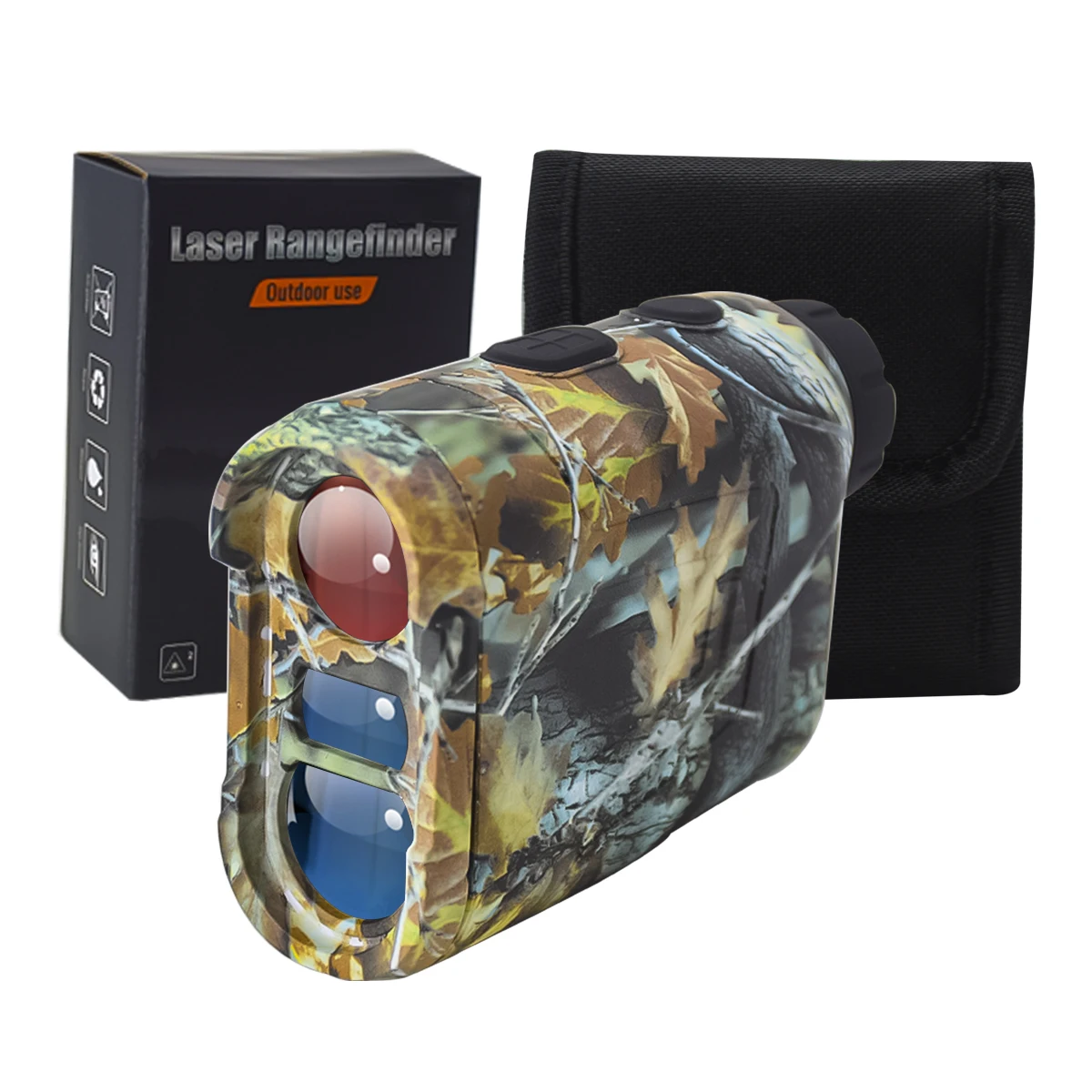 

MUFASHA Camouflage Rangefinder Golf Hunting Range Finder Outdoor 600YD Scope Distance Range Finder Handheld Camo Telescope