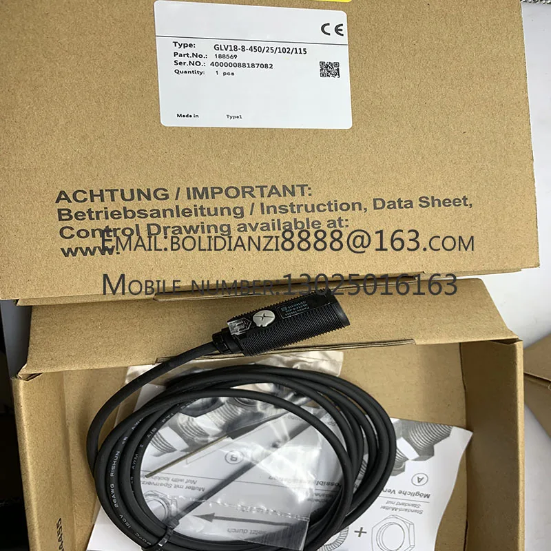 

GLV18-8-H-120/59/102/115 GLV18-8-450/115/120 Совершенно новый оригинальный подлинный датчик контроля качества