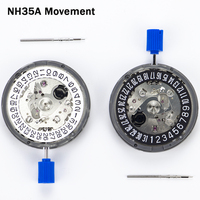 NH35A Premium Mechanical Movement NH35 At 3 At 3.8 At 6 Date wheel 24 Jewels Automatic Self-winding High Accuracy Movt Replace