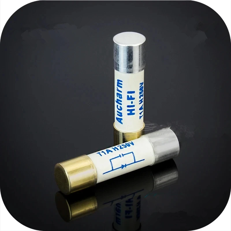 金メッキヒューズ,補助光電源,CDアンプ,5x20mm,0.5a-15a,1個,5個