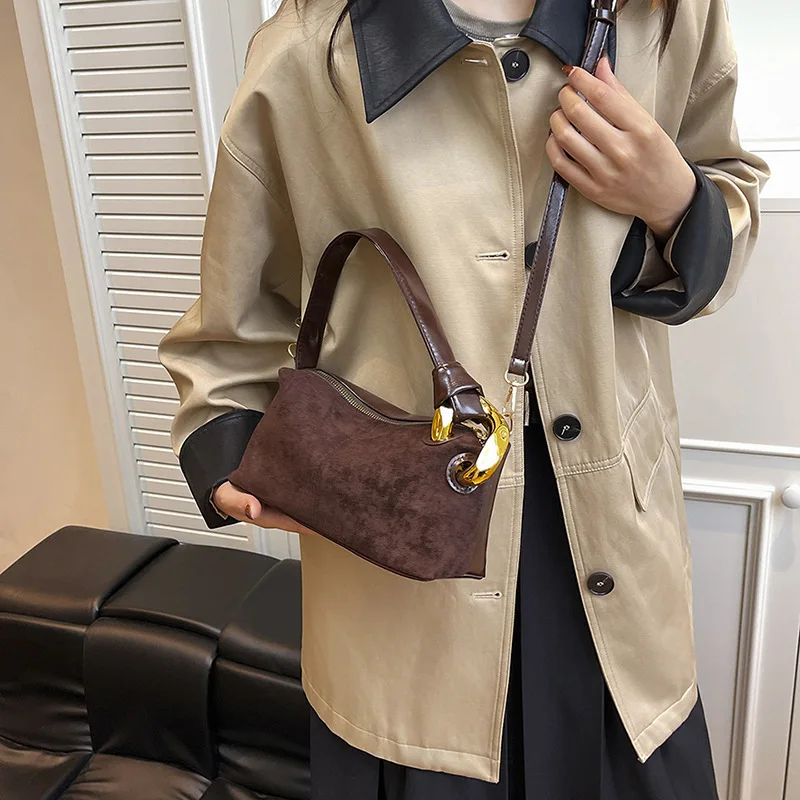 

2025 Minimalist Shoulder Bag for Women, Genuine Leather Multi-way Crossbody Purse, Vintage Chic Tote for Casual & Daily Use