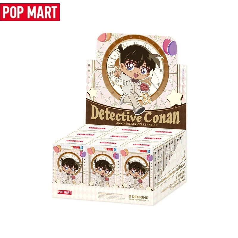

Слепая коробка POPMART Детектив Конан Аниме Юбилей Празднование Серия фигурок Модный подарок Аниме и игровые игрушки
