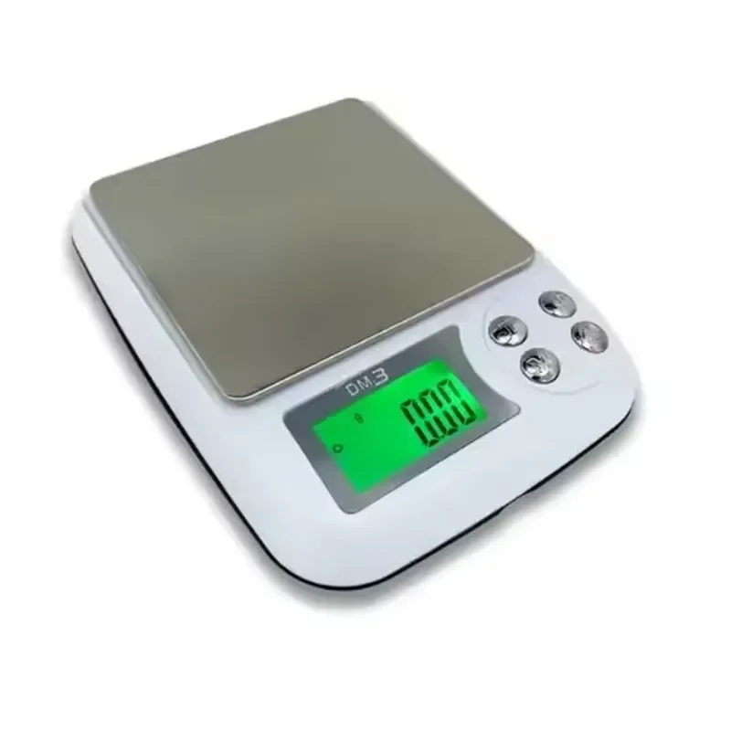 Mini Digital Kitchen Scale Stainless Steel Food Weighing Tool Precision LCD Display Cooking Baking Measure Device Portable