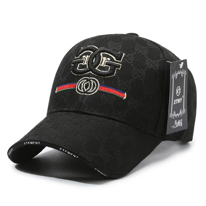 Four Seasons Men's Baseball Cap Casual Antique Washed Cotton Letter Embroidered Hat Curved Brim Dome Casual Ladies Sunscreen Hat