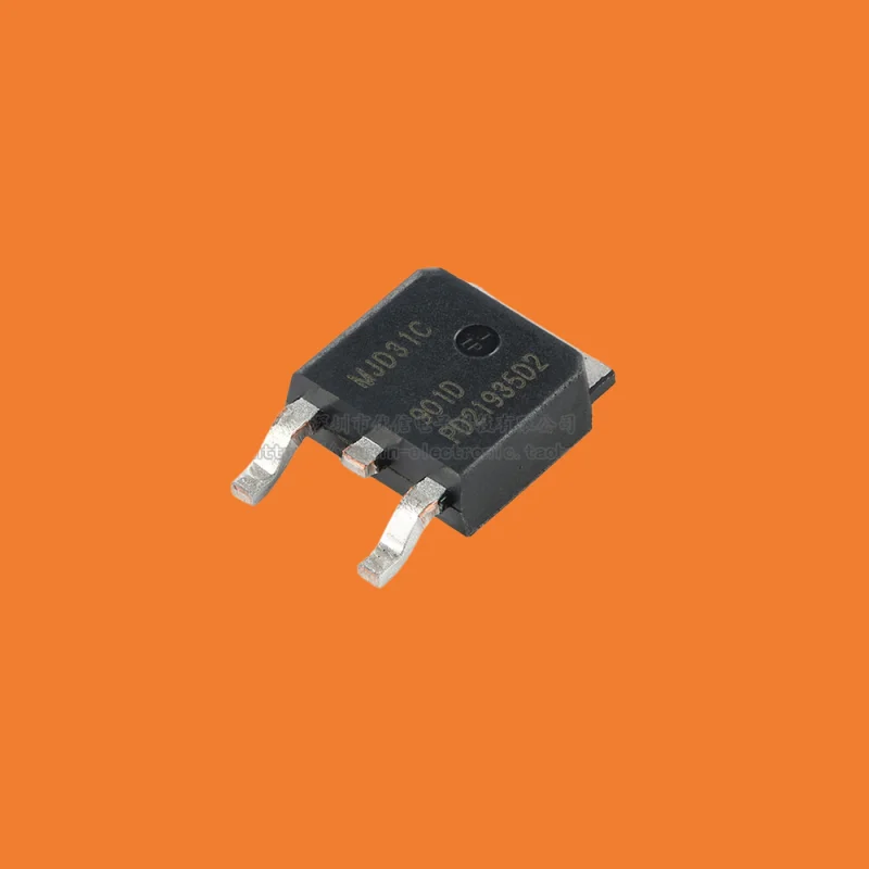 10pcs/Original genuine MJD31CJ DPAK 100V 3A NPN high-power bipolar transistor