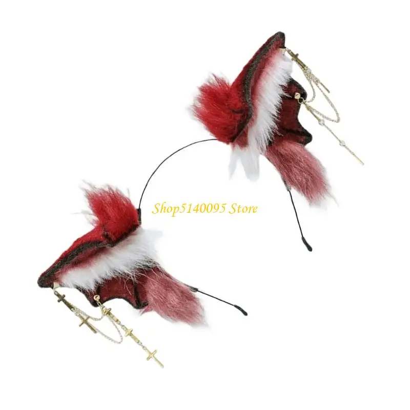DXAE Made Made Bloodsucker Clip Bats Festival Anime Festival Helloween Hairled Hairband para fantasia anime Amante