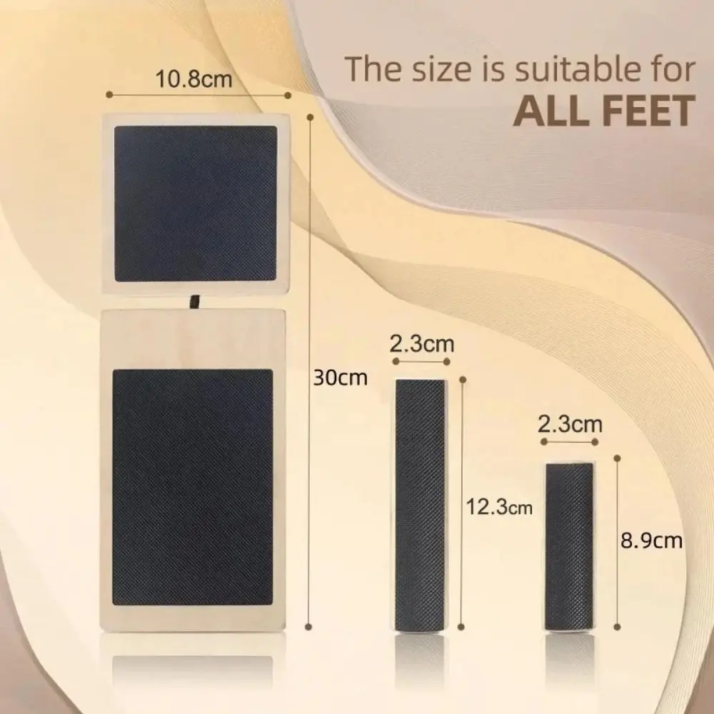 Rutschfestes Knöchel-Balance-Board aus Holz, einzelner Fuß, Fuß-Stärkungsgerät, Trainer, verstauchter Knöchel, physischer Knöchel-Stärker