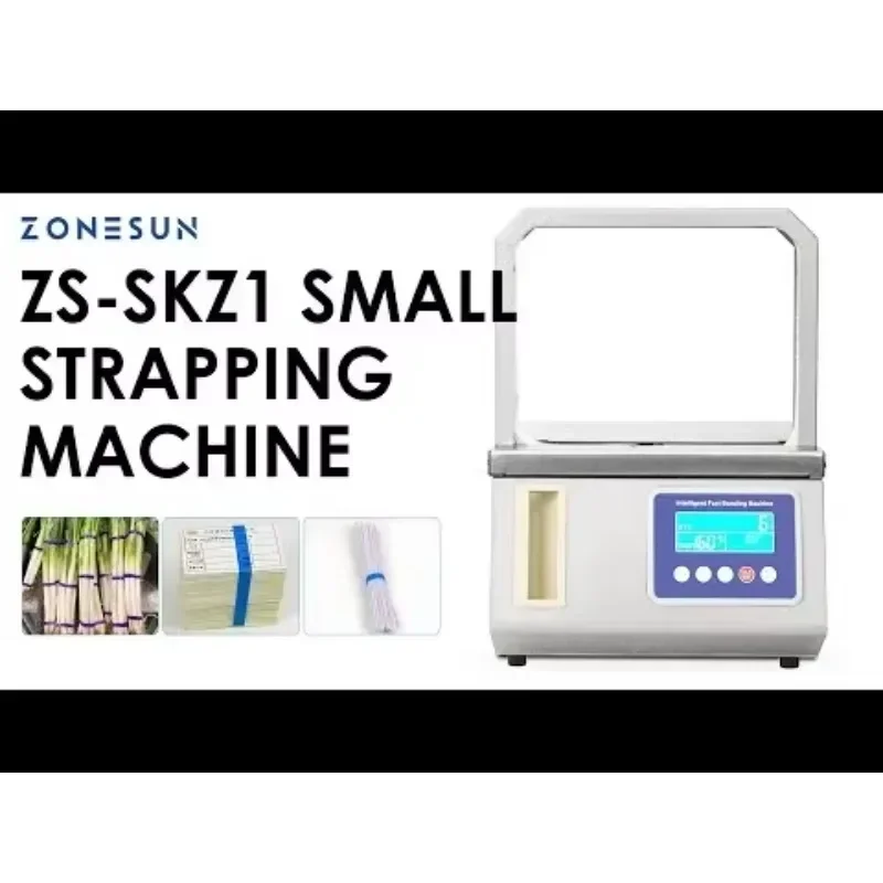 ZONESUN ZS-SKZ1 Szybka maszyna do bandowania OPP/papieru do żywności, pudełek i innych produktów