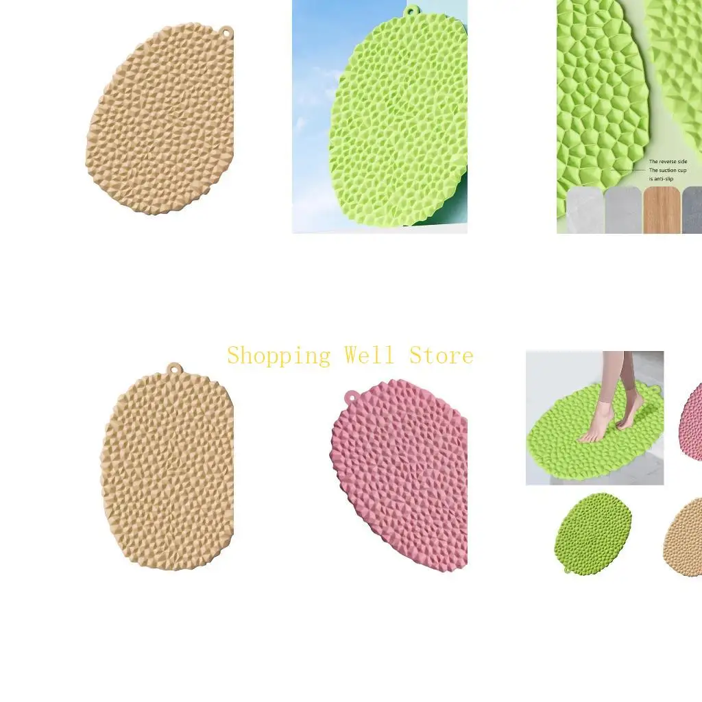 KX4B Reusable Reflexology Foot Pad High Elasticity Foot Massage Mat Easy to Clean Werproofie