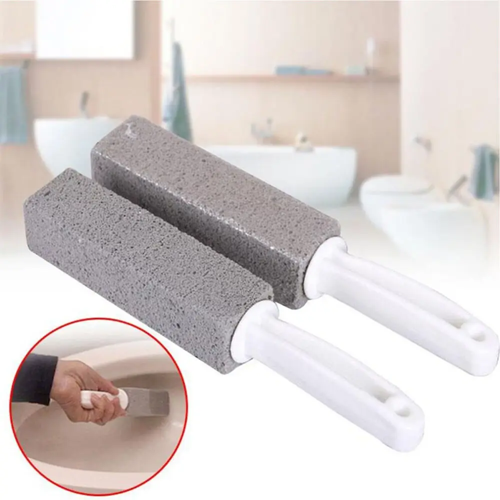 편리한 변기 욕실 브러시, 죽은 모서리 틈새 클리너, 경석, 1PC 
