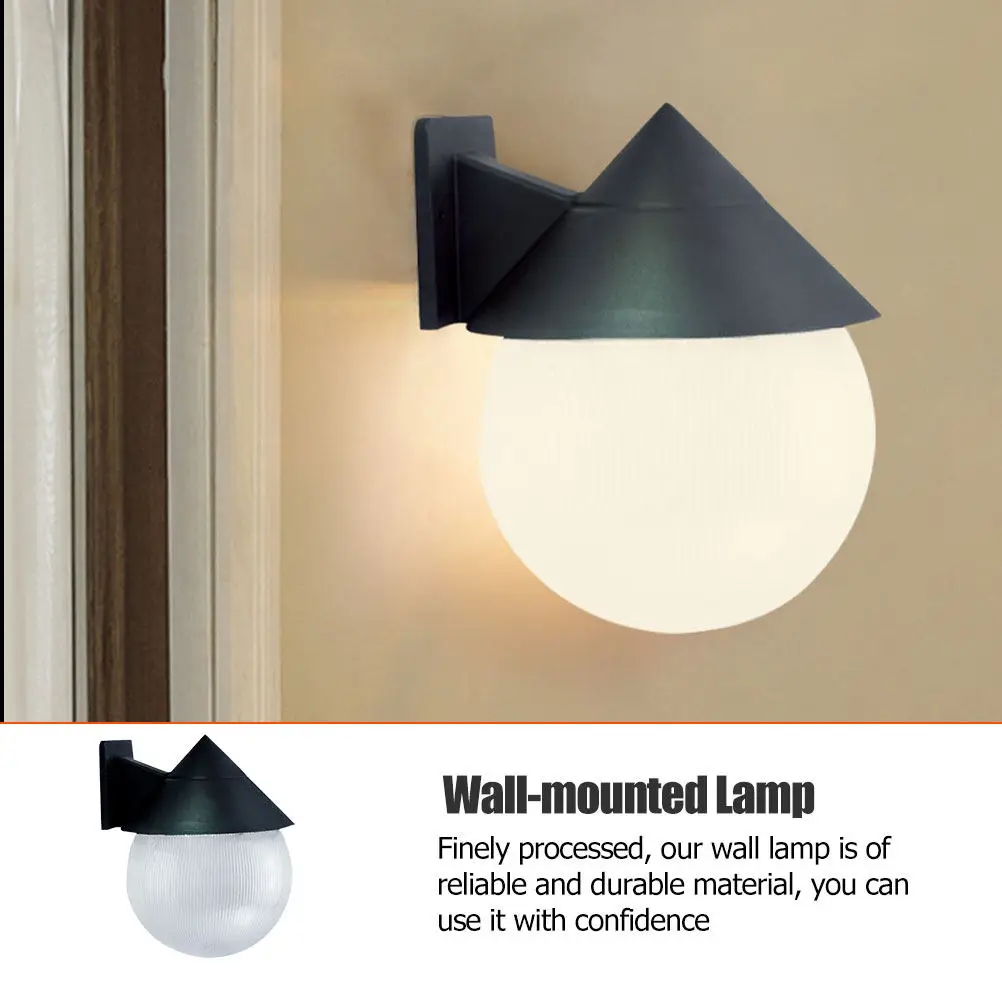 Ball-shape Wall Light Vintage Lights Lamp Bedside Reading PC Mounted Wall-mounted