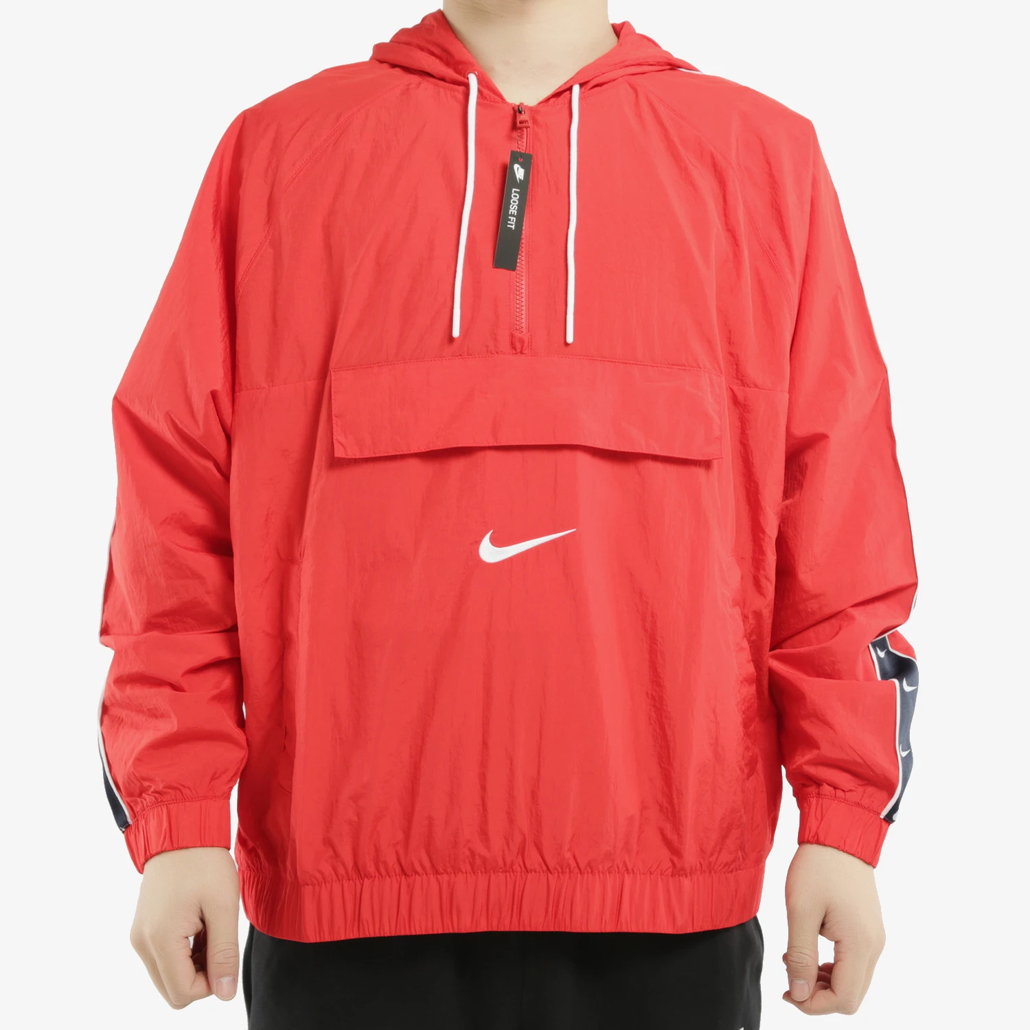 Nike genuine warm winter men's hooded half zip pullover CD0420-657