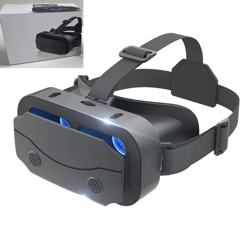 3D Virtual Reality VR Glasses For Phone Mobile Smartphones 7 Inch Headset Helmet Game Wirth Real Viar Goggles Cell Device Lenses