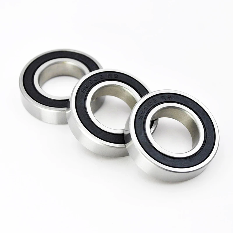 Stainless Hybrid Ceramic S6902 2RS 6902 Bearing 15x28x7 mm 6902RS DDU High Speed For Bike Bicycle 15mm Inner Bore Ball Bearings