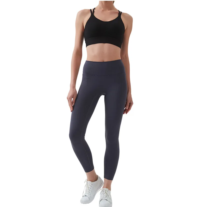 

High Waist Fitness Tight Sport Leggings Women's Hip Lifting Seamless Gym Leggings Women Slim Workwear Elastic Gym Yoga Pant Q755