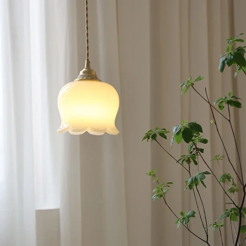 

Nice Exquisite Retro Pendant Lights Entrance Hallway Bedroom Pendant Lamps