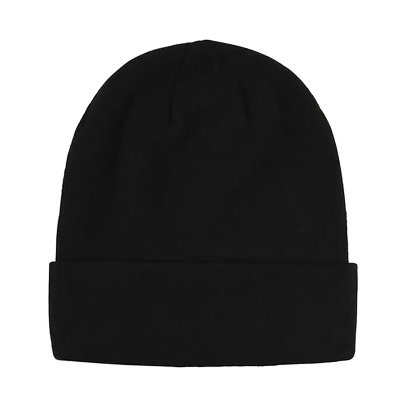 따뜻한 겨울 크라운 프린트 니트 비니 모자 블랙 화이트 소프트 아크릴 니트 캡 유니섹스 스트리트 패션 캐주얼 편안한 매일
