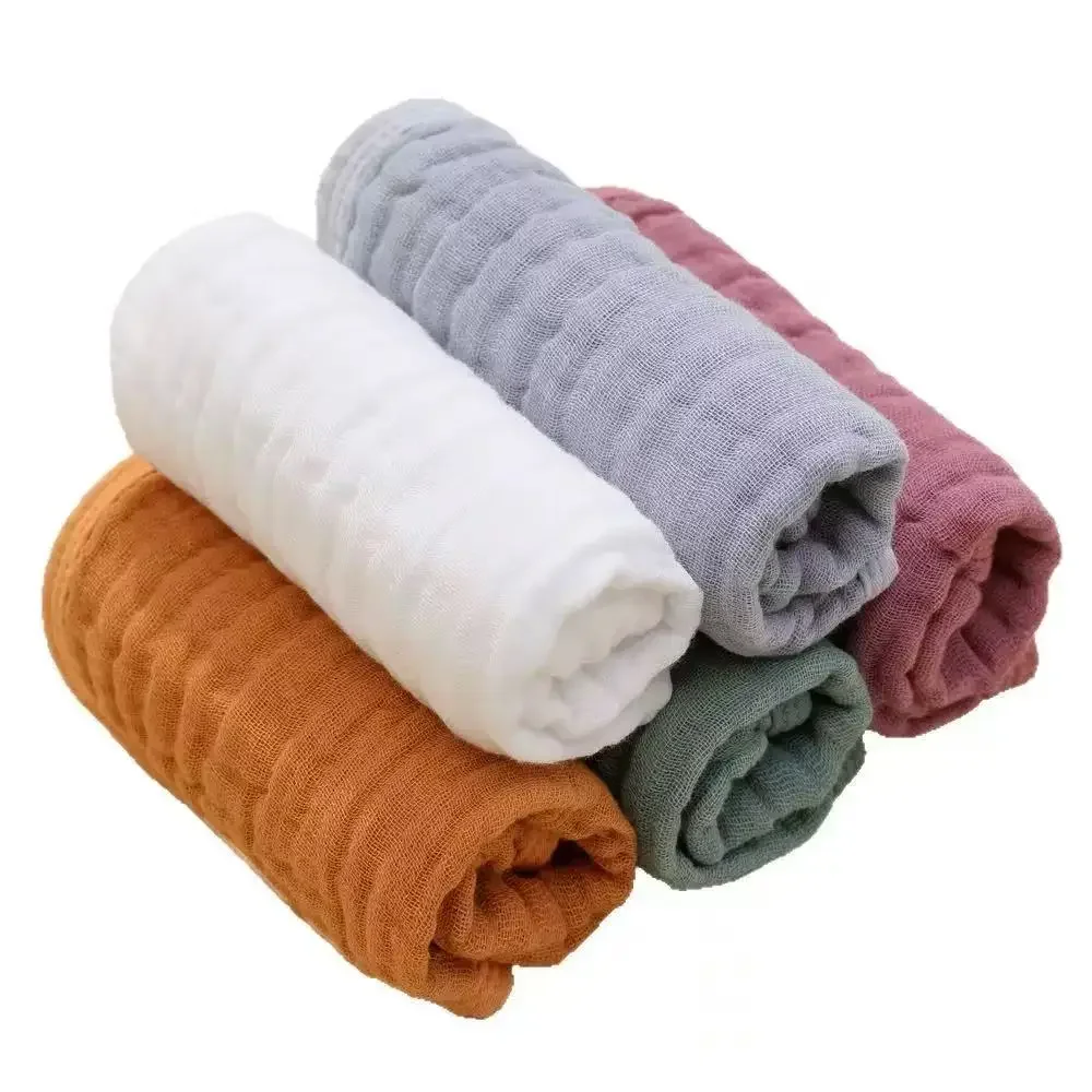 

Hot New 1-6pcs 100%Cotton Baby Towel High Quality Multipurpose Infant Face Towel Drool Towel Soft Washcloth Baby Accessories