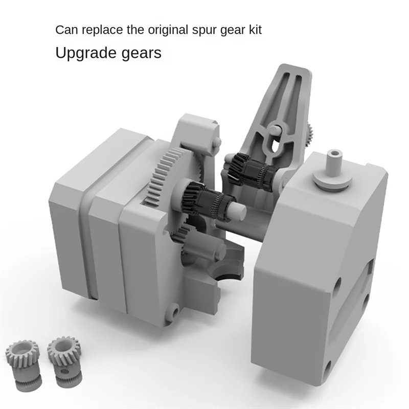 Helical Gear High Strength Die Steel Material Gears for Sherpa Mini V1 V2 Double Gear Extruders 3D Printer Parts