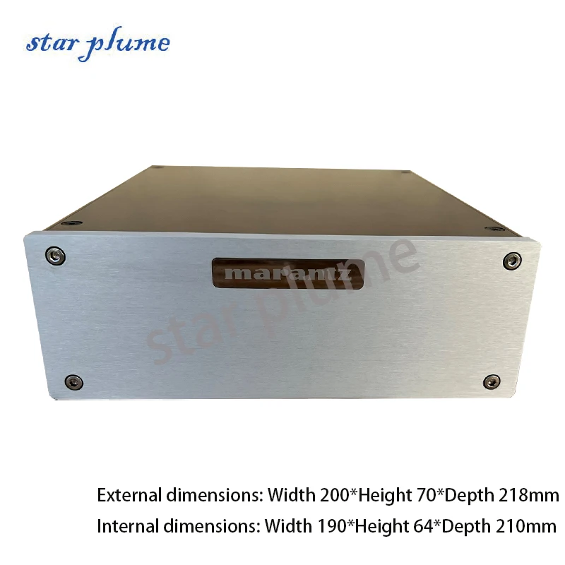 

(200*70*218mm) Marantz All-aluminum Power Amplifier Case Mini Preamplifier/Headphone AMP/Vacuum Tube Amplifier Chassis Shell DIY