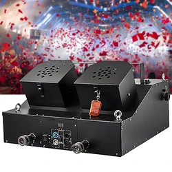 Professional CO2 Confetti Machine Electric Launcher Confetti Tubes for DJ Event Parties Club Wedding Concert Halloween