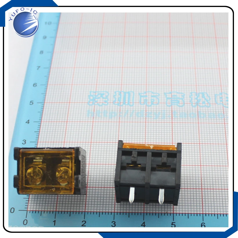 5PCS/LOT  2P HB-9500 with cover fence type / terminal spacing 300V/25A 9.5MM