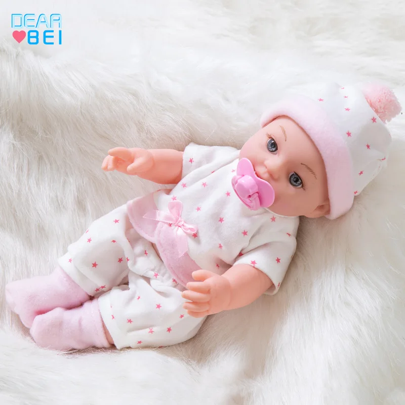 30cm Reborn Doll Soft Rubber Baby 12 Inch Baby Designed For Girls Children Features Movable Limbs Has Detachable Clothing