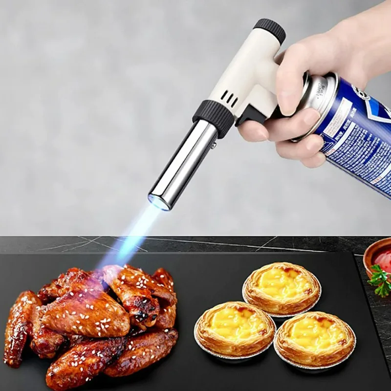 

Customizable Adjustable Flame Gas Lighters Ignition Head with Reverse Use Kitchen Jet Blow Torch Lighter for BBQ Butane Lighter