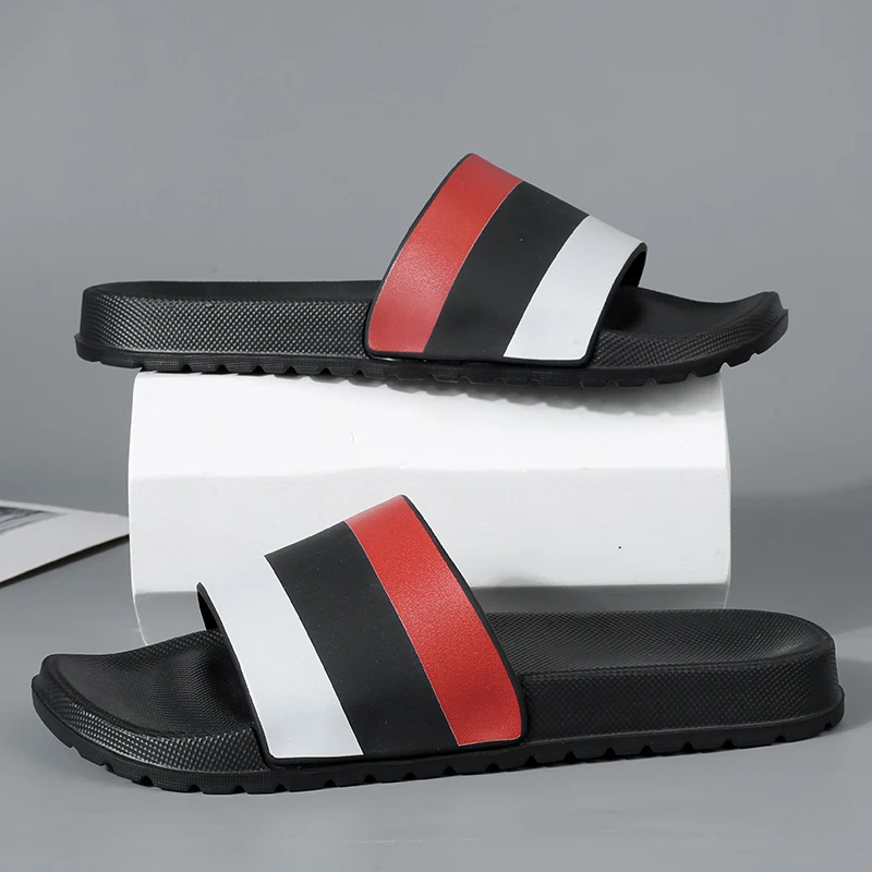 2026 Sommer Übergrößen Herren EVA Slides Superweiche Cloud-Feel Hausschuhe Verschleißfeste Outdoor Einband Casual Strand-Sandalen